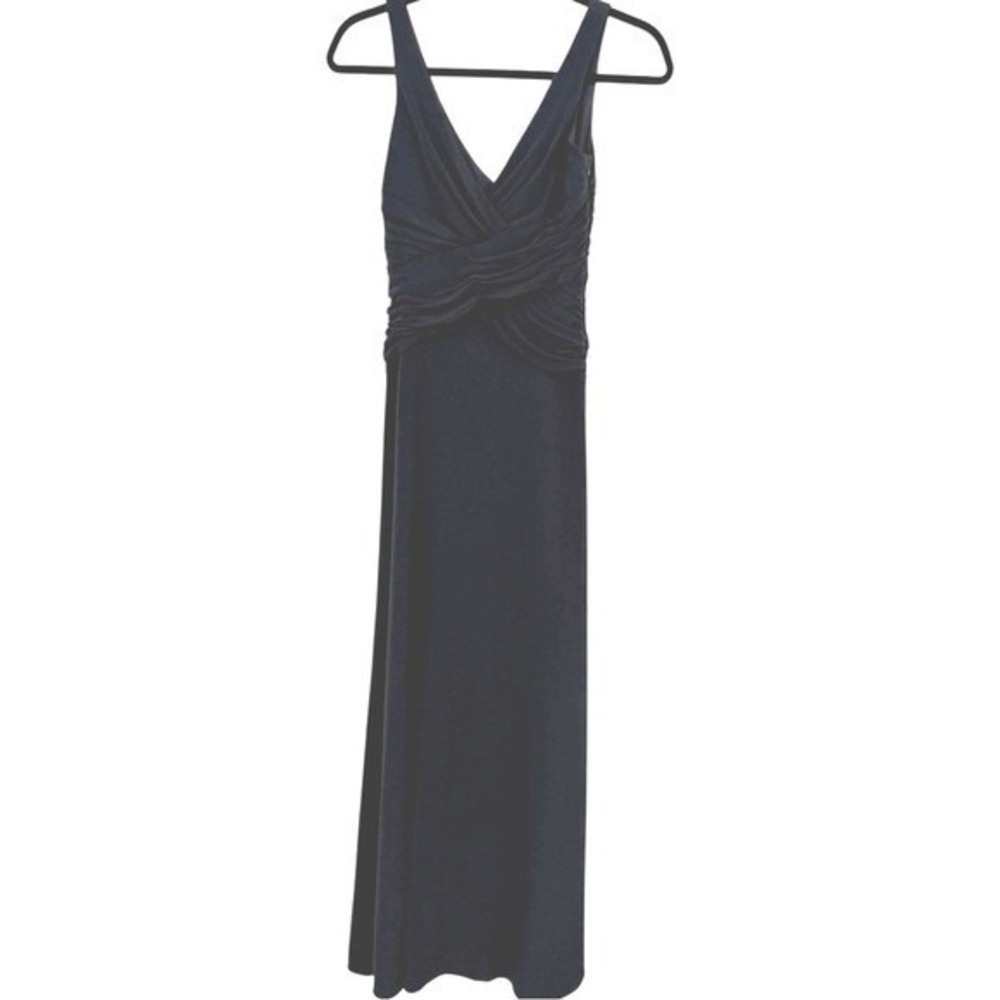 NWT Vintage 90s Laundry by Shelli Segal V-Neck Sleeveless Evening Gown Size 0‎
